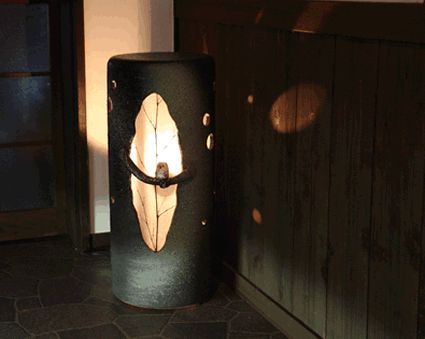 信楽焼 電動蹲（つくばい） (ゆらら) 信楽焼 電動つくばい ゆらら 和風