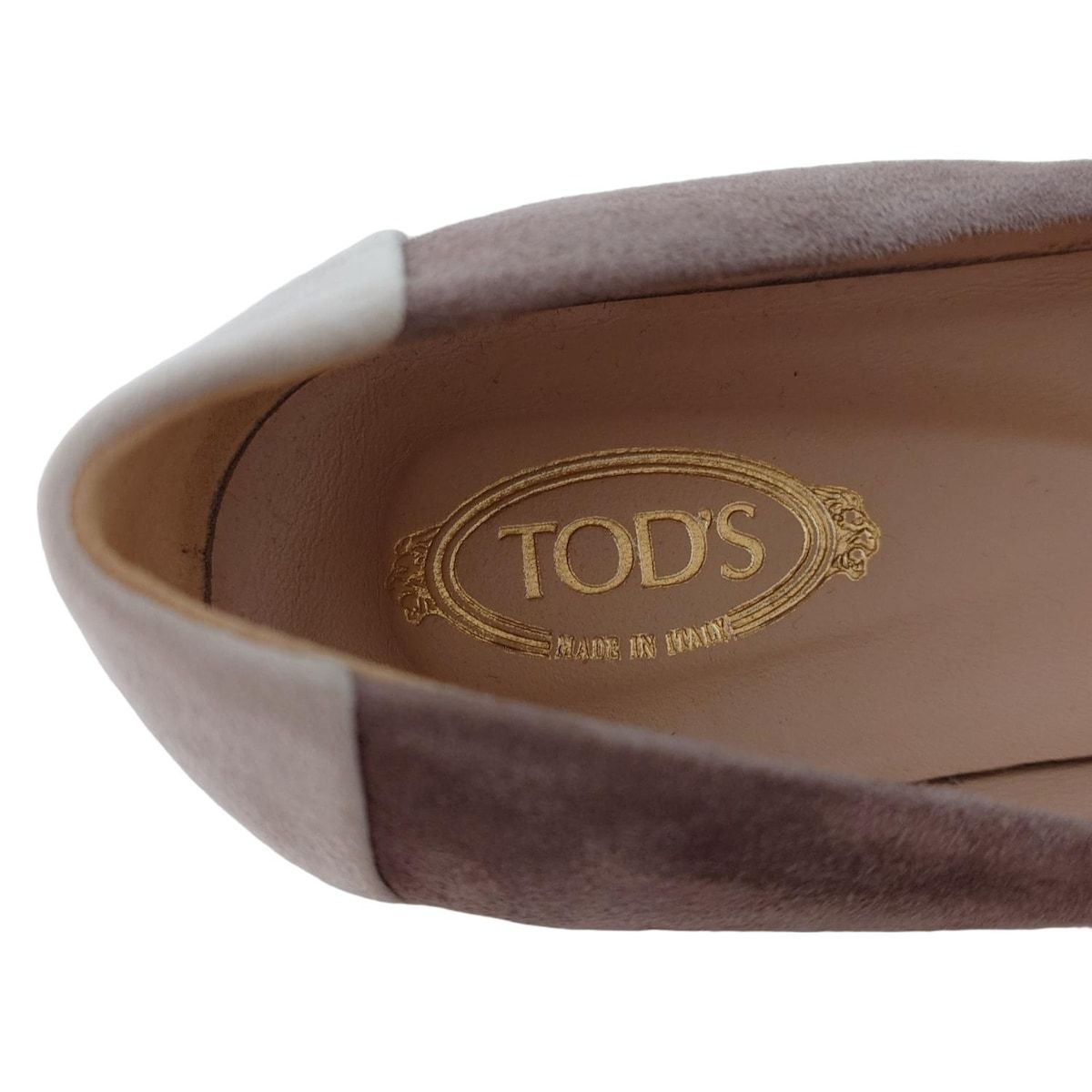 TOD'S(トッズ) フラットシューズ 36 1/2 レディース - グレー TOD'S(トッズ) フラットシューズ 36 1/2 レディース - グレー
