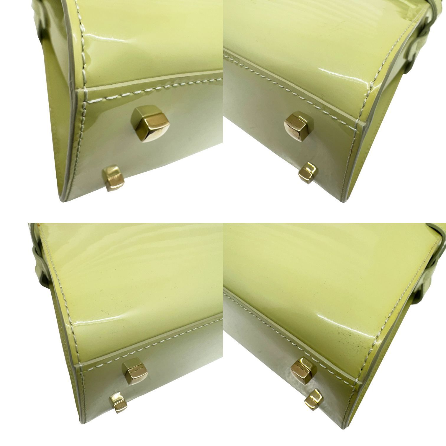 DELVAUX デルボー タンペートMM エナメル アマンド 2WAYバッグ 