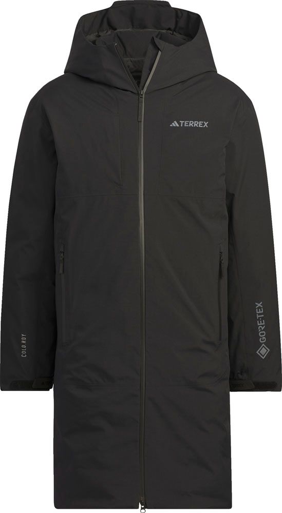 アディダス adidas アウトドア テレックス M TERREX C.RDY GORE-TEX ダウンジャケット メンズ アウター 上着 ウェア 防臭 透湿性 防水 保温性 ダウン ポケット HBR67 IL8997 ブラック