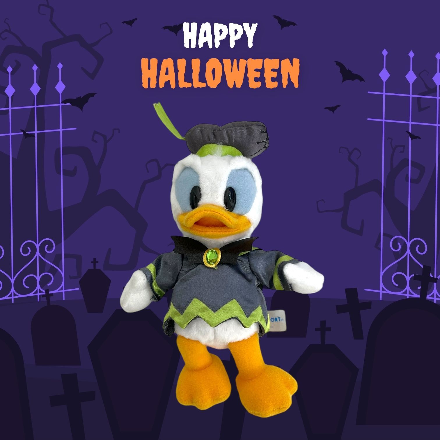 ディズニー ハロウィン 2025【ドナルド】ぬいぐるみバッジ 東京