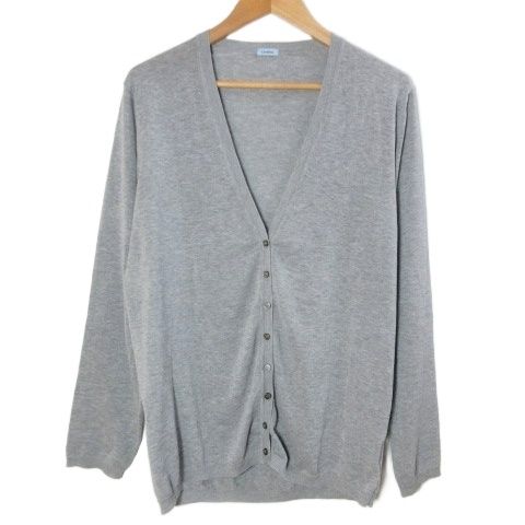 未使用 定価12万 MALO マーロ ブルー コットン カーディガン 柔らか malo - 未使用 タグ付き 定価12万 MALO マーロ ブルー コットン