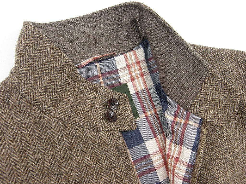 新品】 THE SCOTCH HOUSE ／ スコッチハウス ツイード G-9 ハリントン