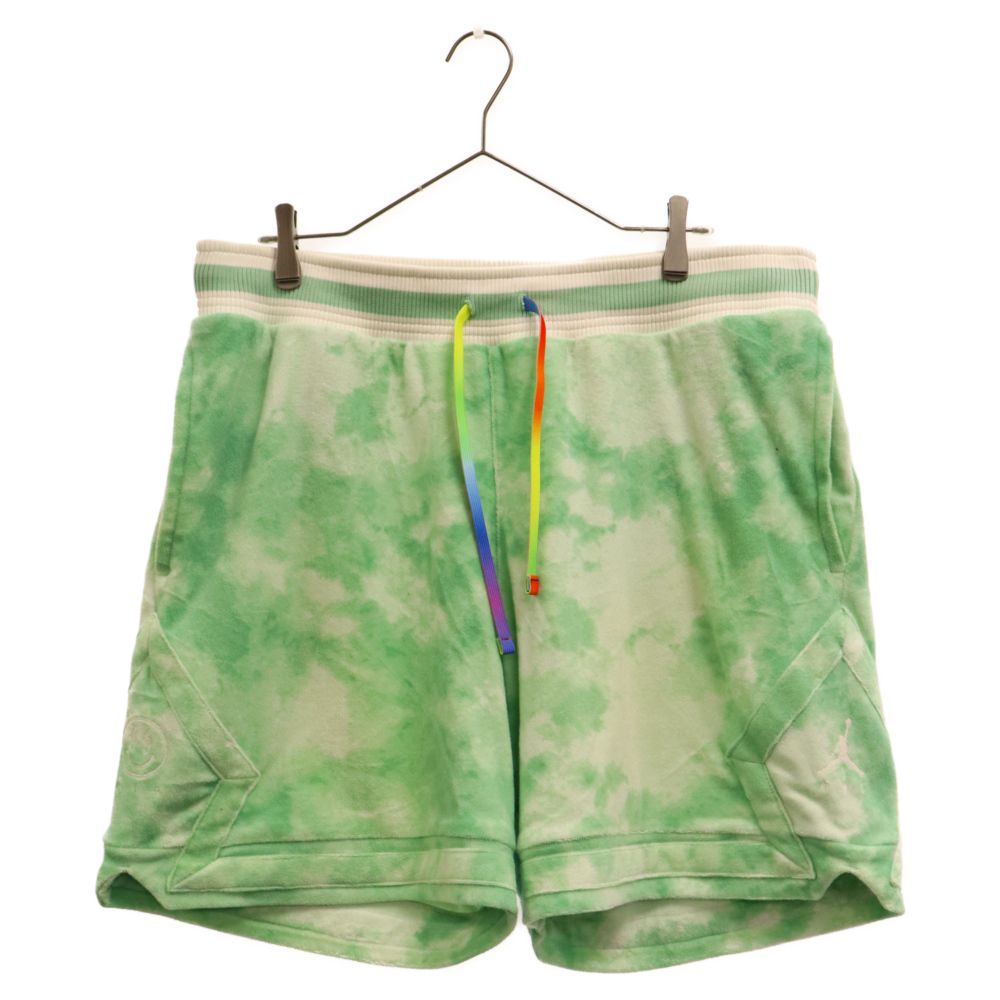 NIKE (ナイキ) JORDAN BRAND × J.BALVIN AS M J JB SHORT DR2965-316 タイダイ ショーツ ハーフパンツ グリーン