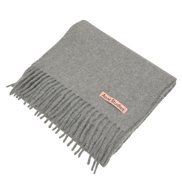 ACNE STUDIOS マフラー ACNE STUDIOS アクネストゥディオズ フリンジウールスカーフ