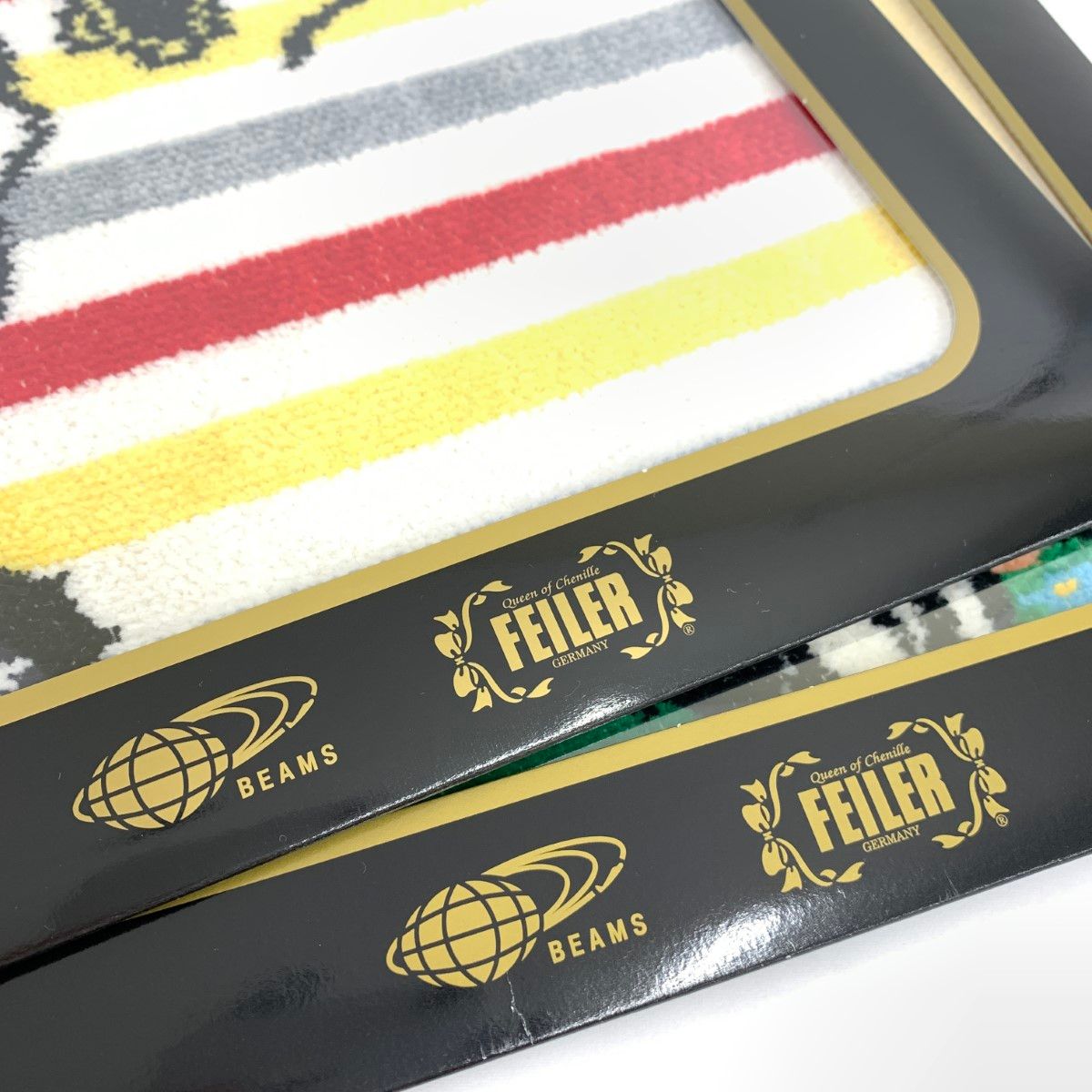 未開封品 FEILER フェイラー ×ビームス×ディズニー タオルハンカチ 2枚