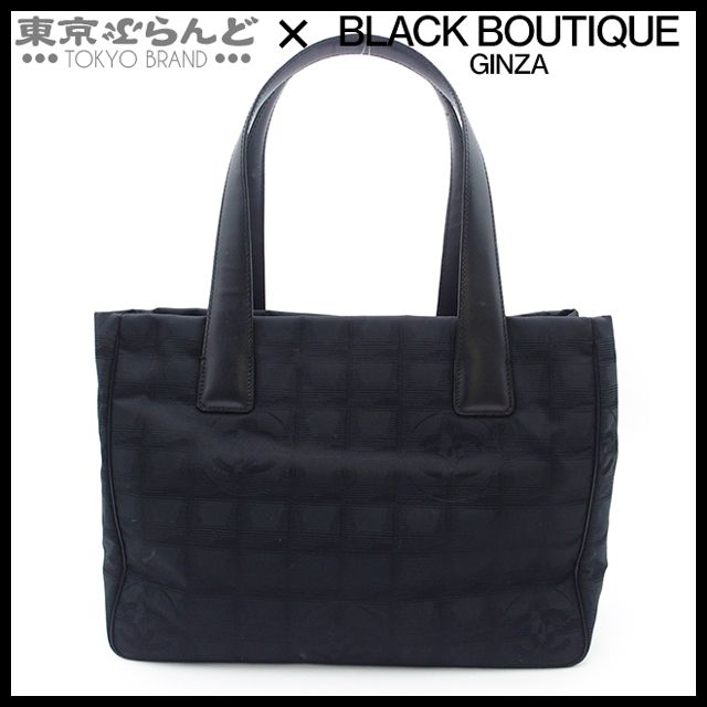 シャネル CHANEL トートバッグ A20457 ブラック 黒 ナイロン