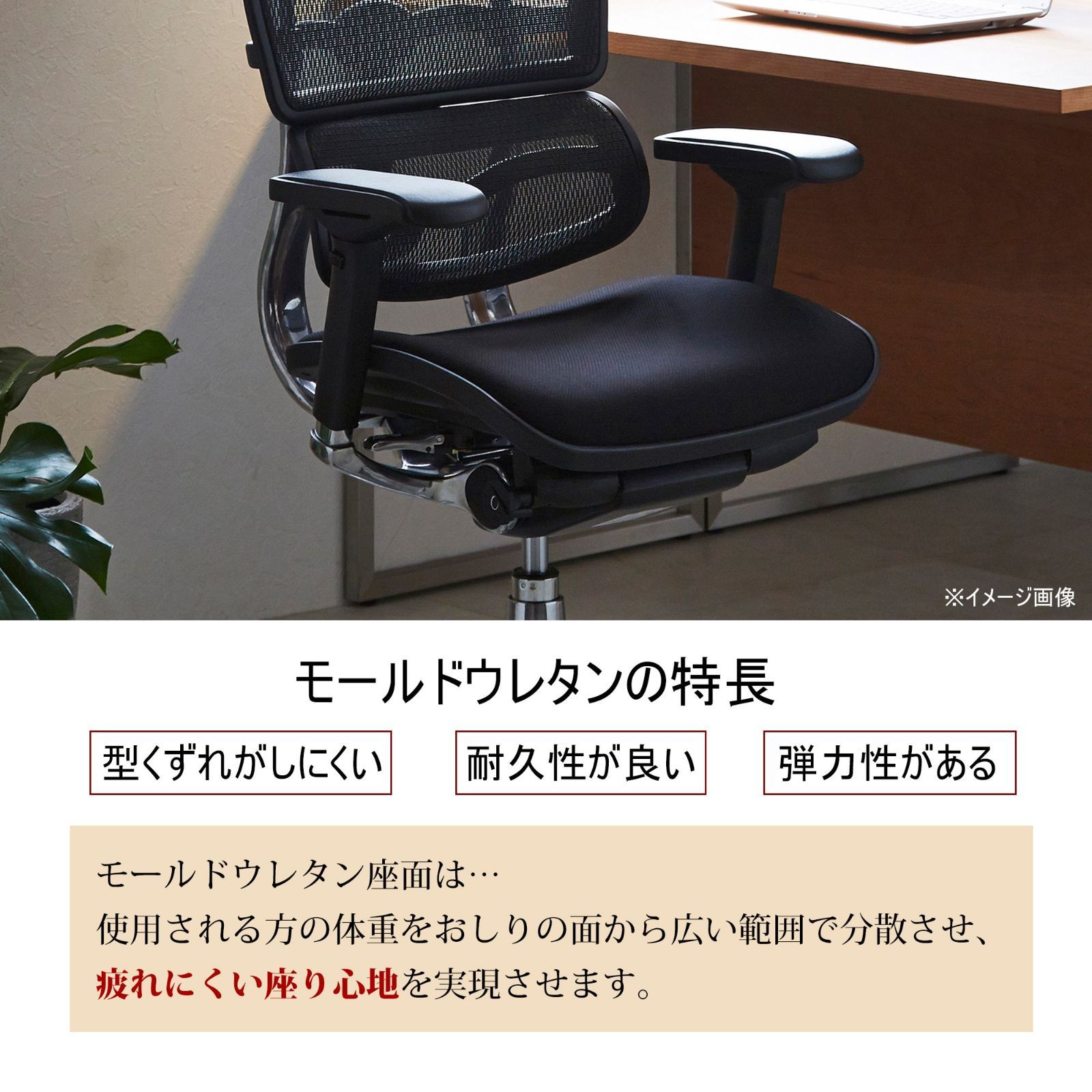 エルゴヒューマン ベーシック（モールドウレタン座面）