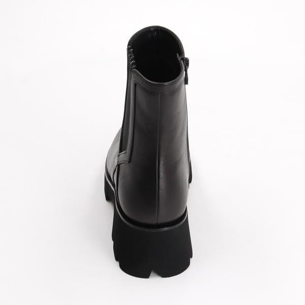 ファッションブーツ タンクソールサイドゴアショートブーツ2842