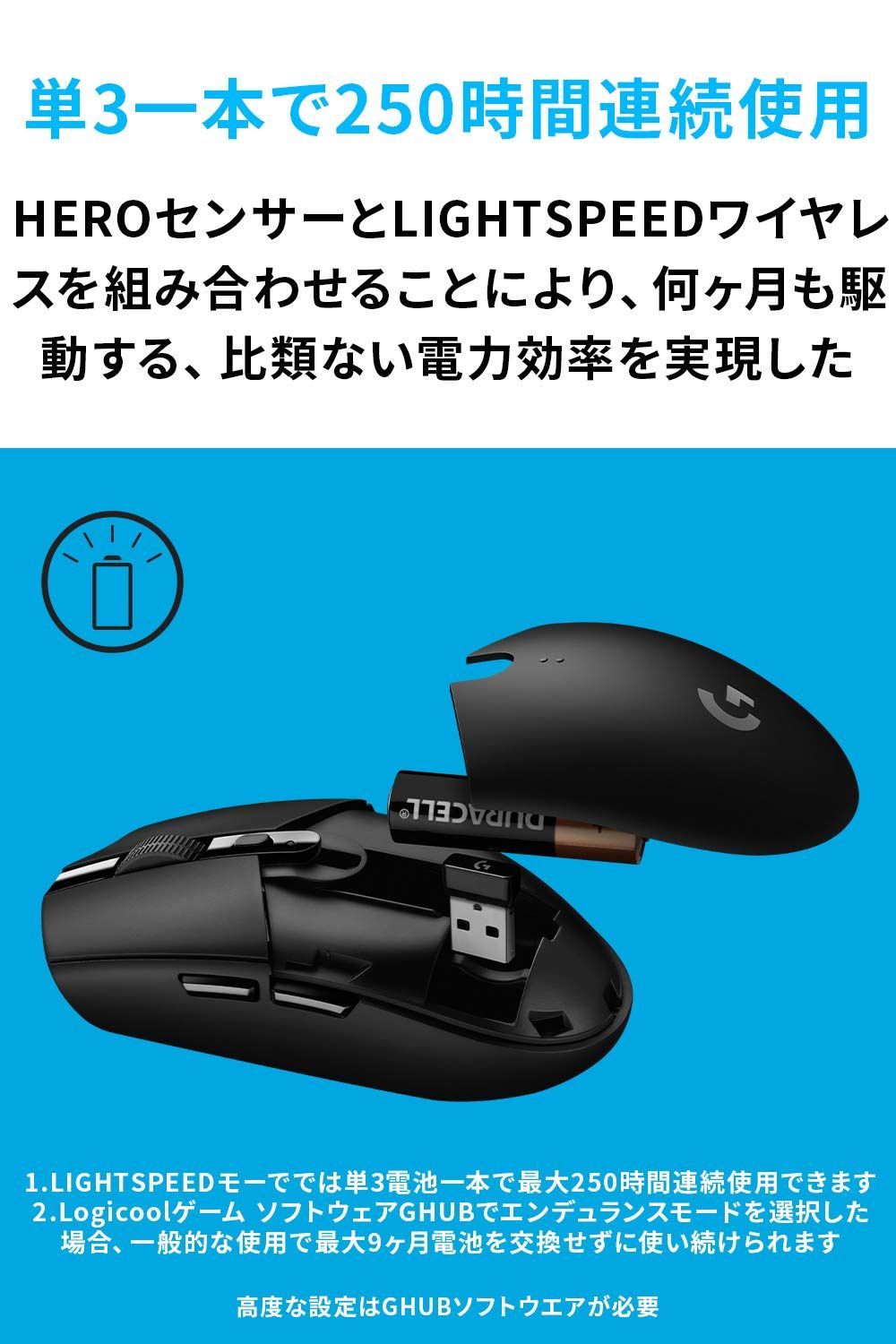 在庫セール】99g 無線 LIGHTSPEED 軽量 センサー G304 G304 HERO 国内