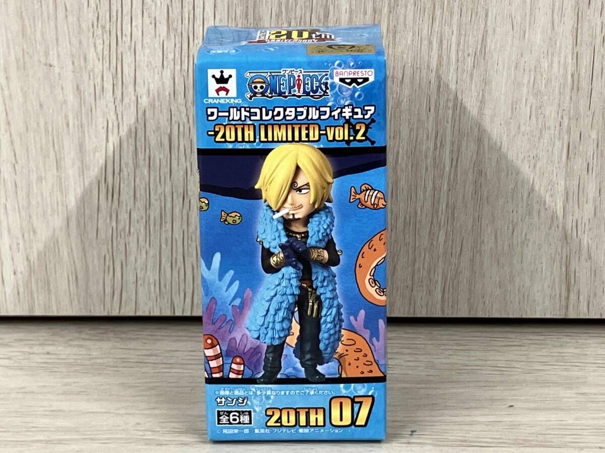ワンピース ワーコレ 20TH LIMITED ゾロ サンジ フィギュア 2種 ワンピース ワーコレ フィギュア-20TH LIMITED-vol 1&2 ルフィ