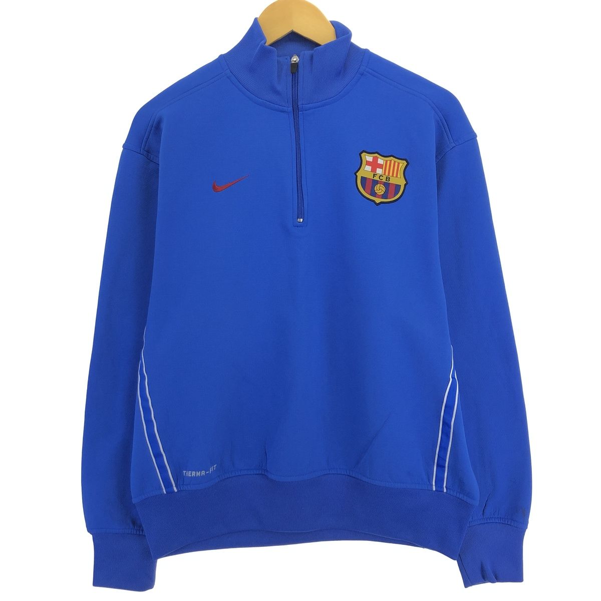 Nike FC Barcelona ハーフジップウェア 青