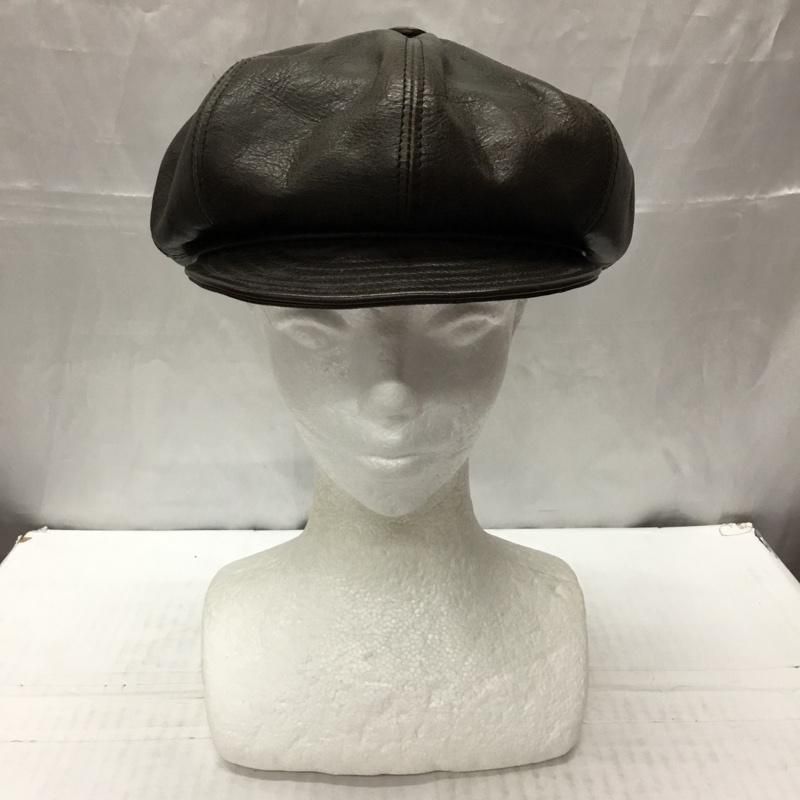 フラットヘッドキャスケット美品 The Flat Head フラットヘッド 帽子 キャップ レザー キャスケット 馬