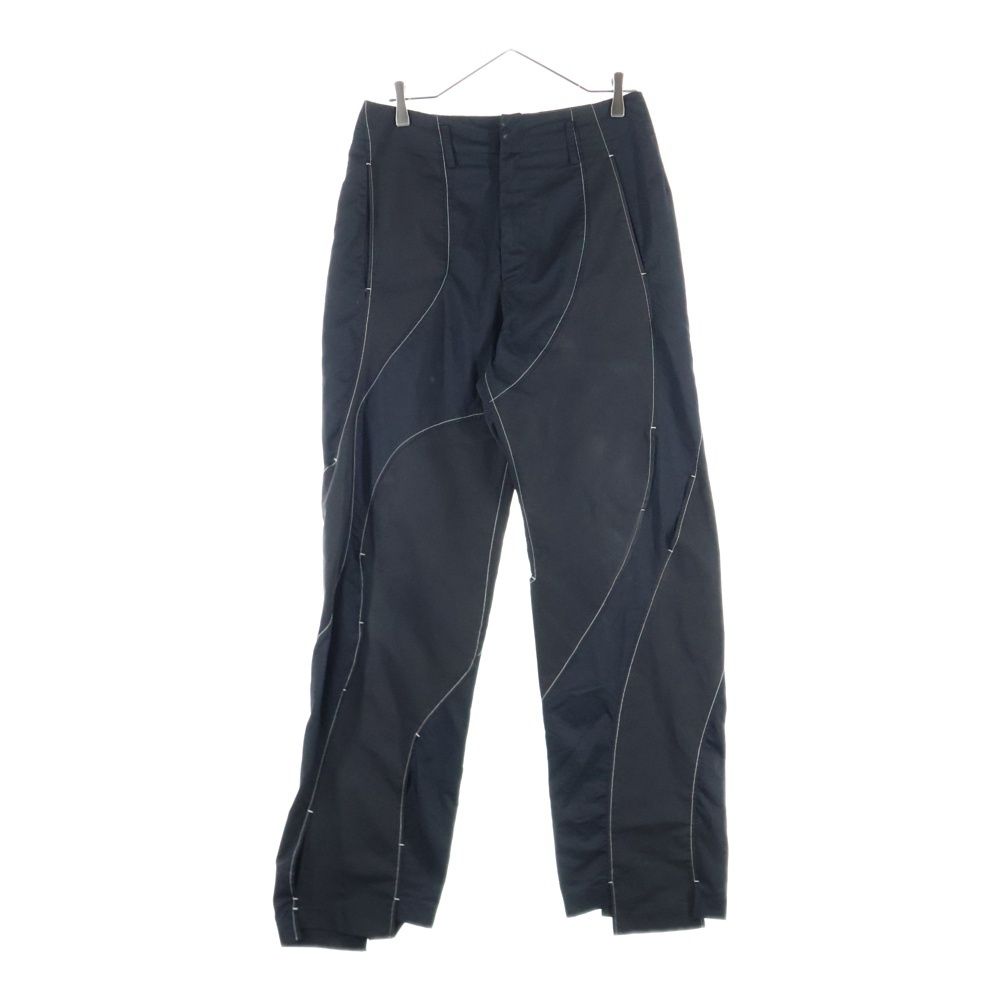 POST ARCHIVE FACTION ポストアーカイブファクション 3.0 TECHNICAL PANTS LEFT ステッチデザインテクニカルパンツ ブラック