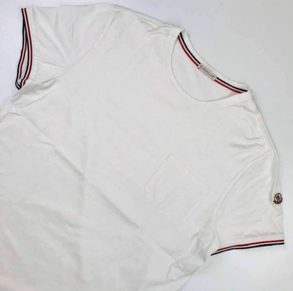 良品☆MONCLER・モンクレール MAGLIA T-SHIRT メンズ ワッペン 