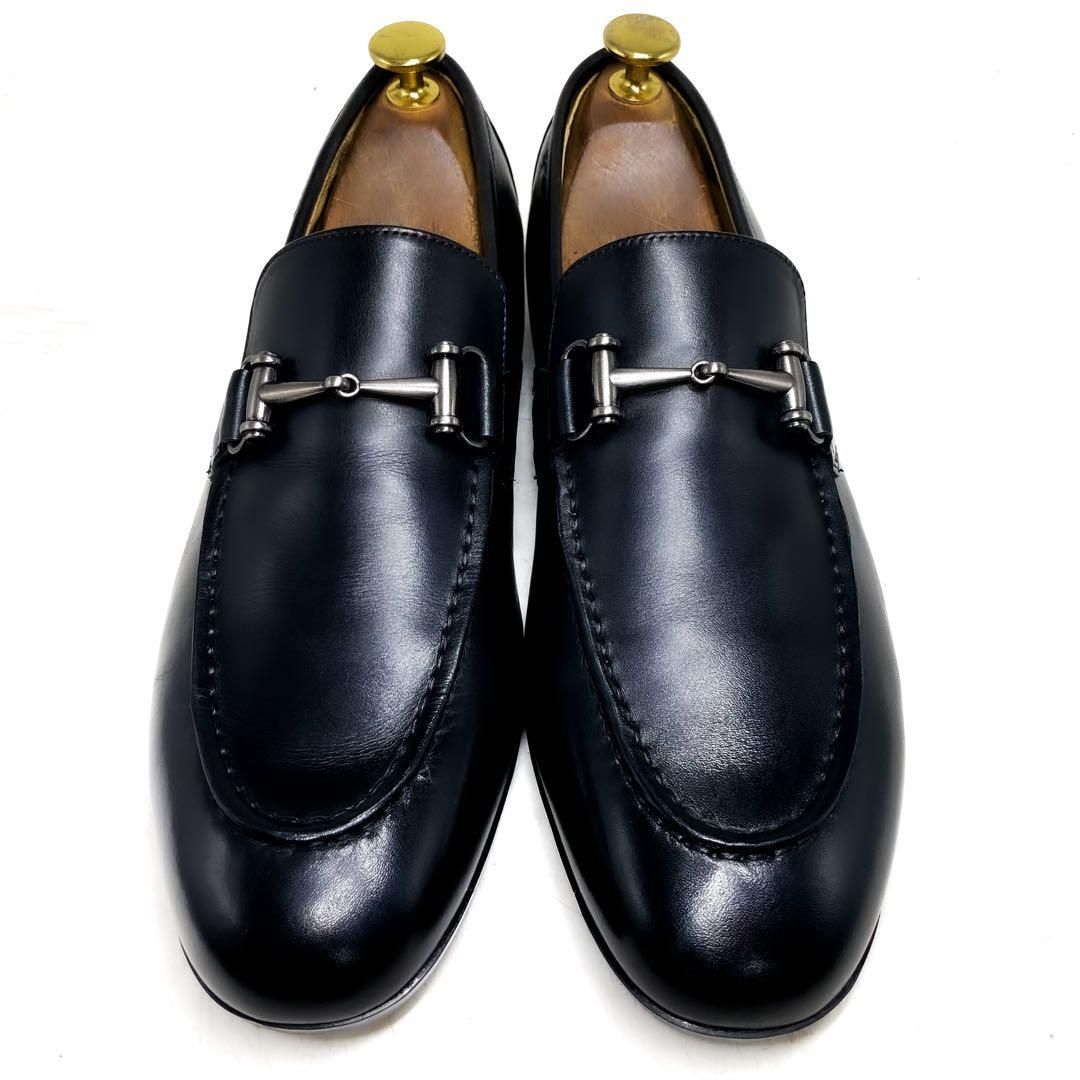 ほぼ♥ madras マドラス ホースビットローファー 黒 ブラック 24.5cm