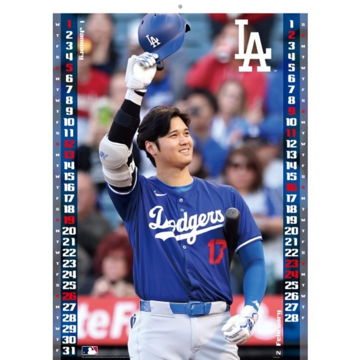 大谷翔平 カレンダー 2025 壁掛け 送料無料 - メルカリ