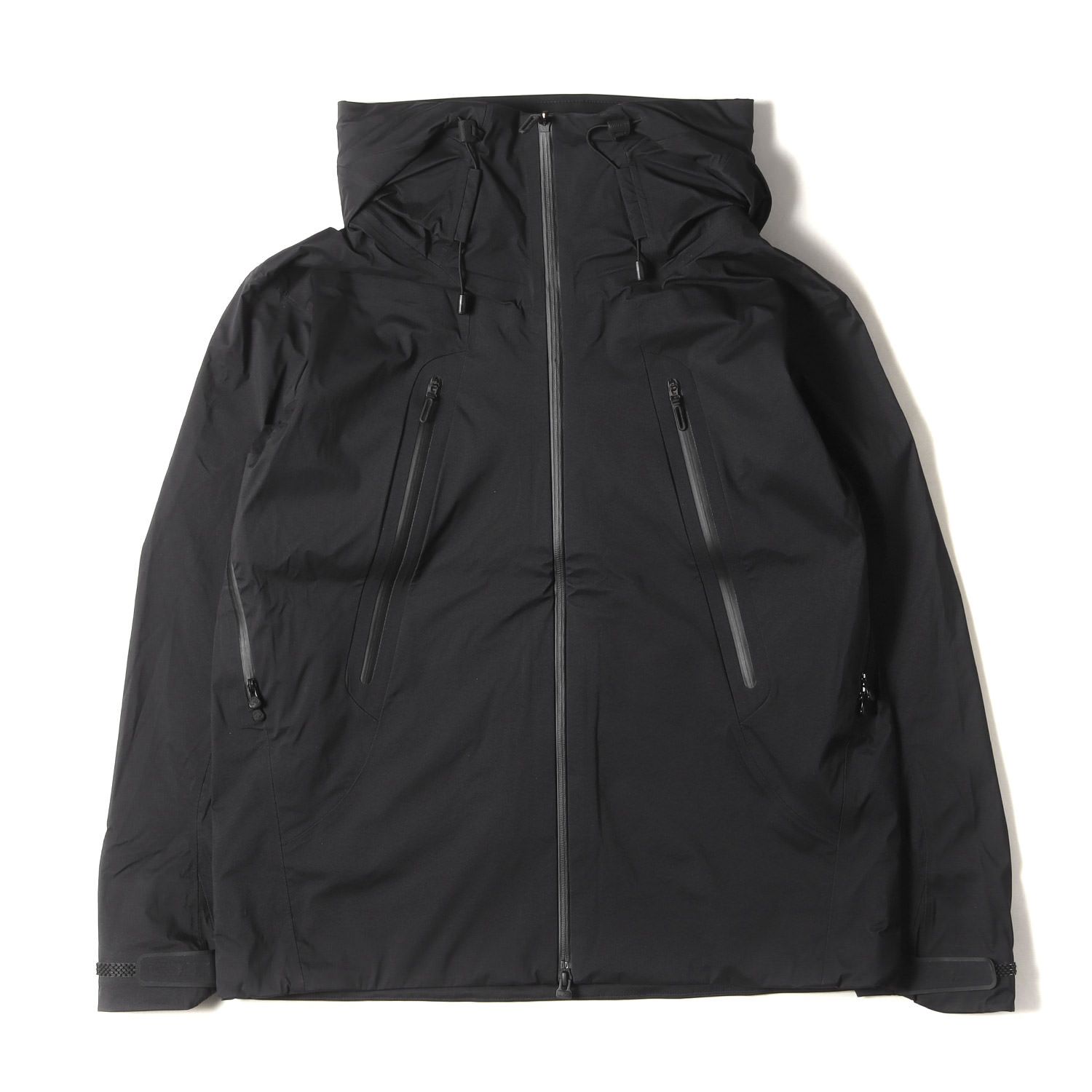 新品 DESCENTE デサント ジャケット サイズ:M 23AW ハードシェルジャケット クレアス HARD SHELL JACKET CREAS  フーデッド ダブルジップ フーディー マウンテンパーカー ALLTERRAIN オルテライン ブラック - メルカリ