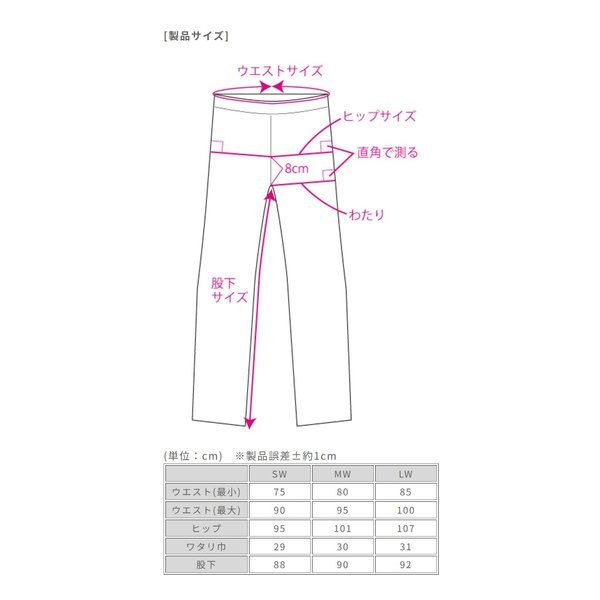ストレッチデニムパンツLF BK-SW