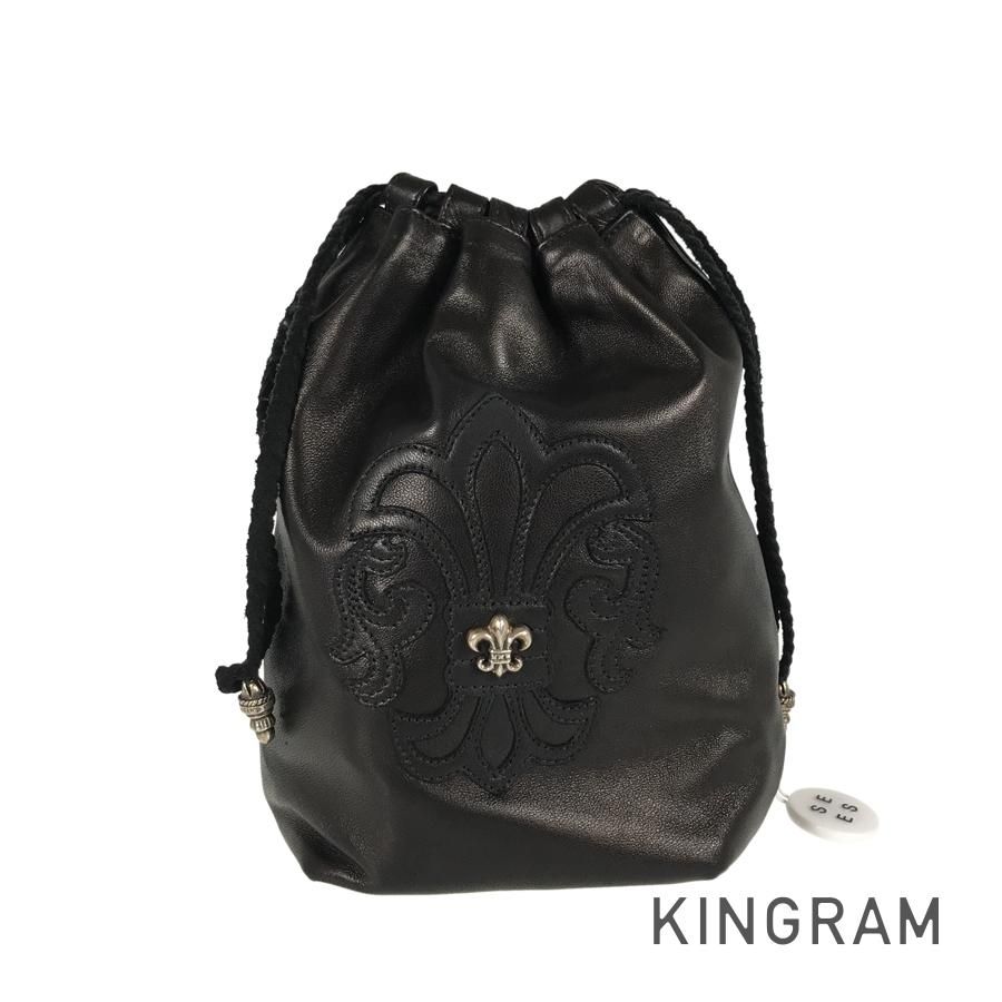 クロムハーツ　巾着　ポーチ CHROME HEARTS クロムハーツ ドローストリングサック 巾着