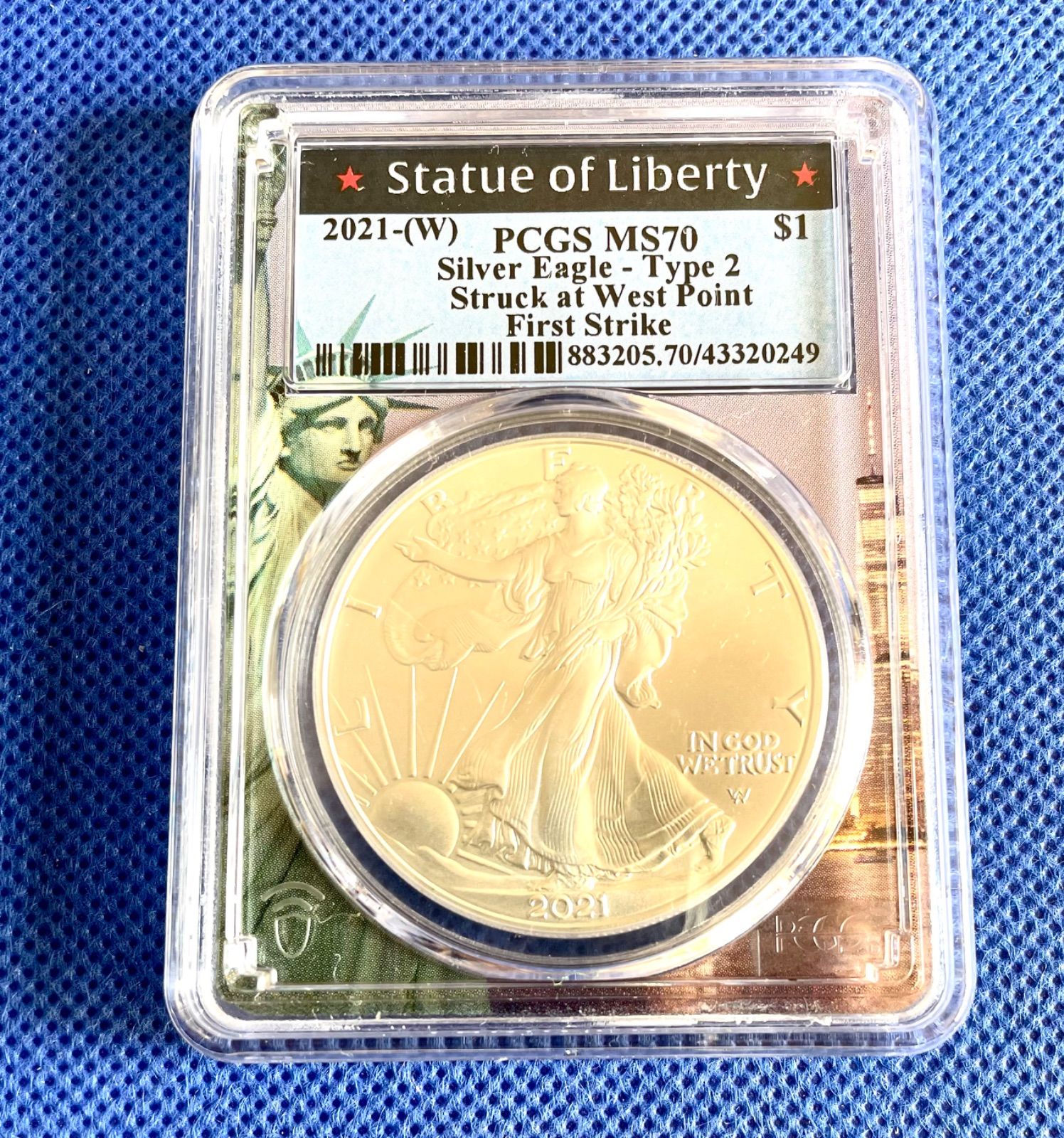 銀貨 Struck at West Point Mint 2021 MS70 2021 (S) Type 1/Type 2