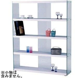 【新品・3営業日で発送】AZUMAYA 東谷 ワイドグラスシェルフ【HAB-625WH】