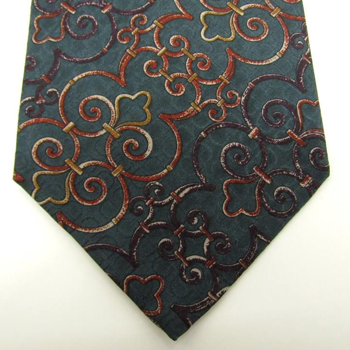 【極美品】クリスチャンディオール　ブランドネクタイ　シルク　フランス製　総柄 中古 クリスチャンディオール ネクタイ シルク