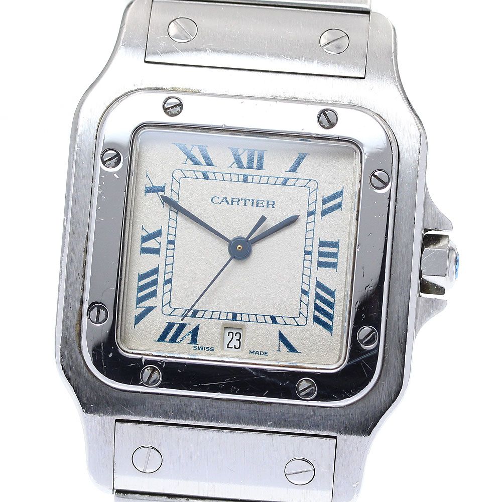 カルティエ CARTIER W20018D6 サントスガルベLM クォーツ メンズ_814073 - メルカリ