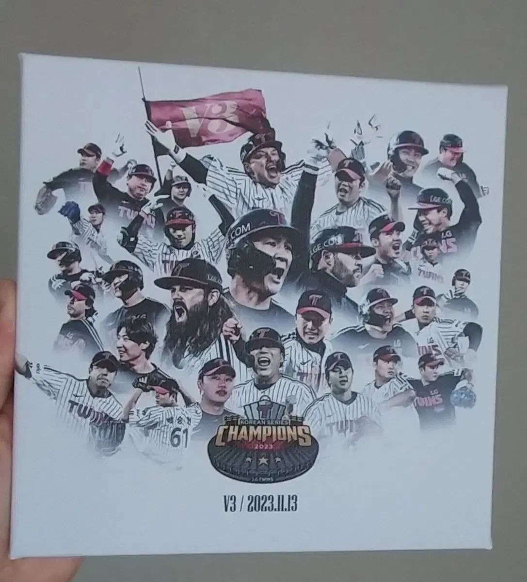 LG TWINS ツインズ 優勝 キャンバス地 ピクチャリング