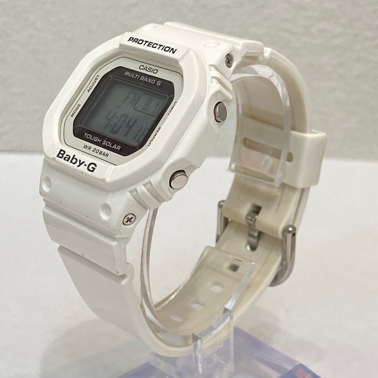 CASIOベビージーBGD-5000クオーツホワイト稼働品 - 時計