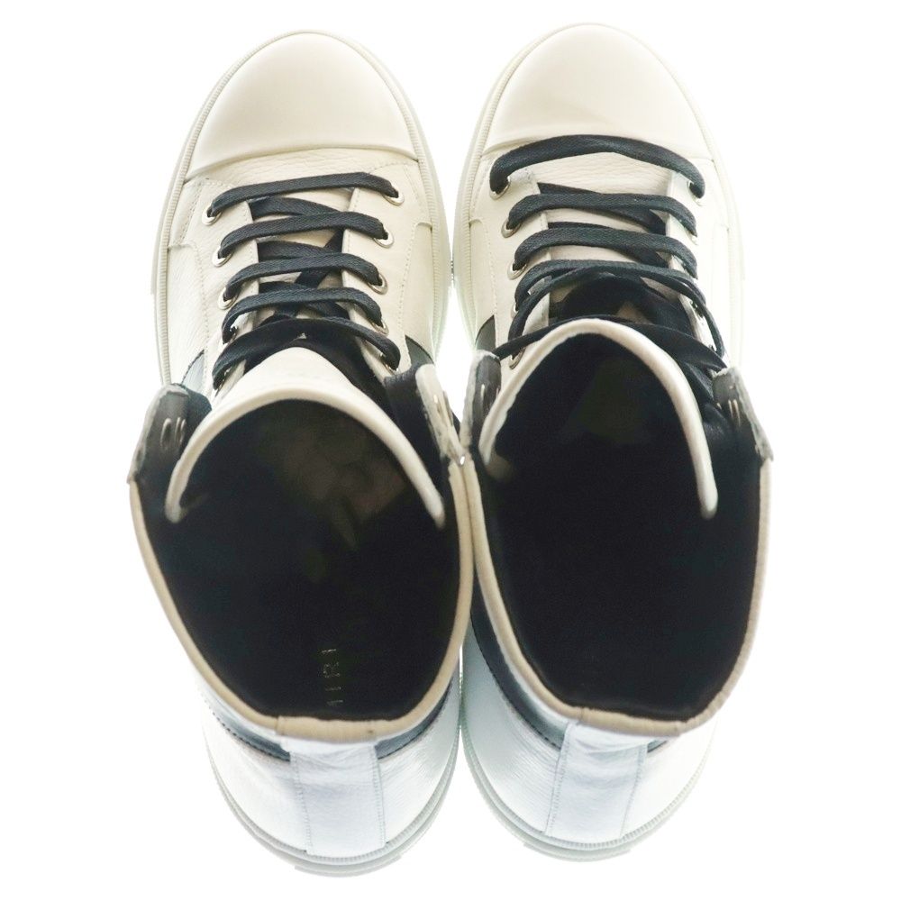 【AMIRI】サンセット アップリケ レザー スニーカー Sunset Skate Low レザー スニーカー アップリケ付き von AMIRI