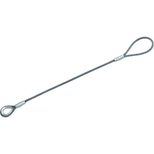 ＴＲＵＳＣＯ　ワイヤロープスリング　Ｂタイプ　アルミロック　１２ｍｍＸ５ｍ