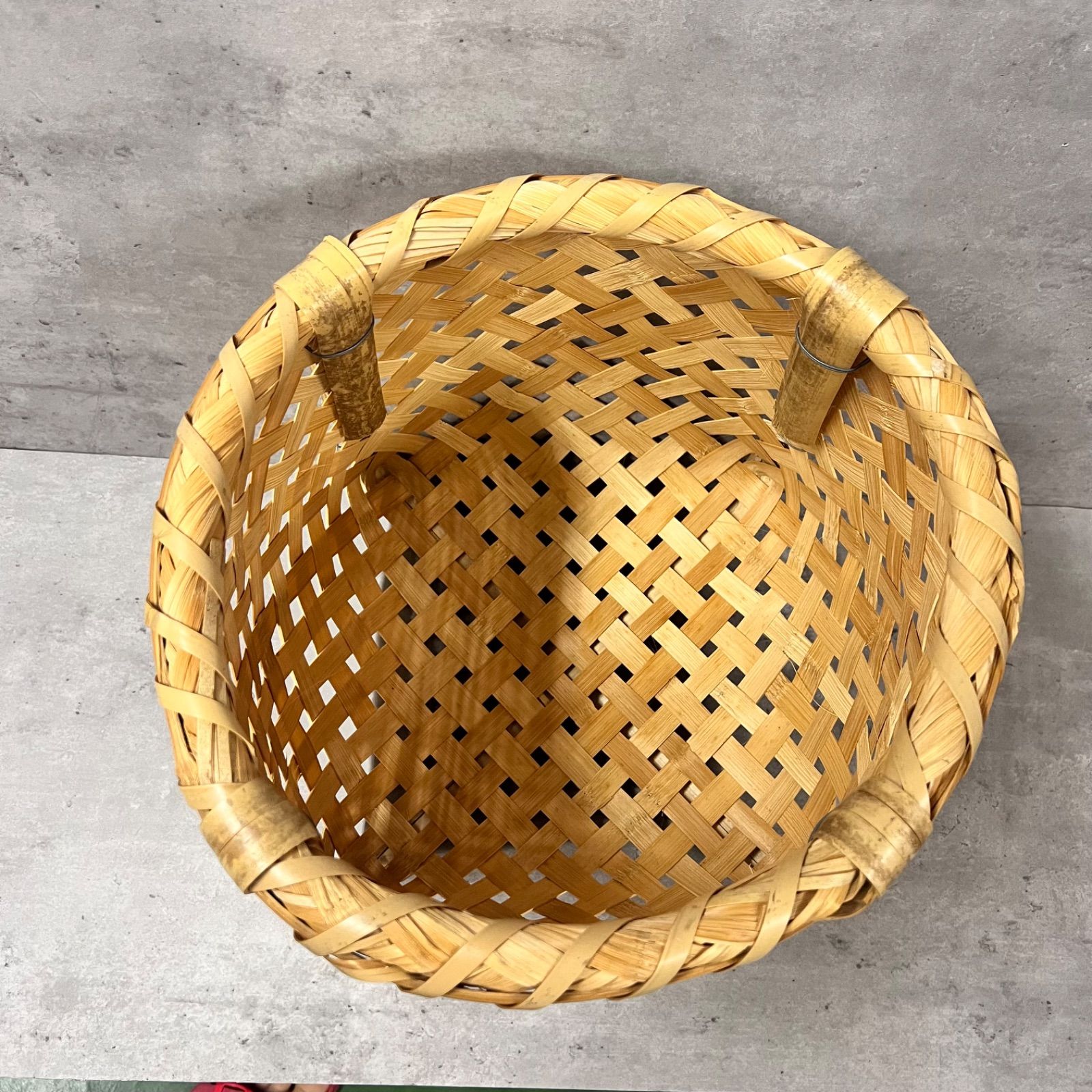 国産 四つ目カゴ めかい 落ち葉かご 落ち葉カゴ 新品竹かご - メルカリ