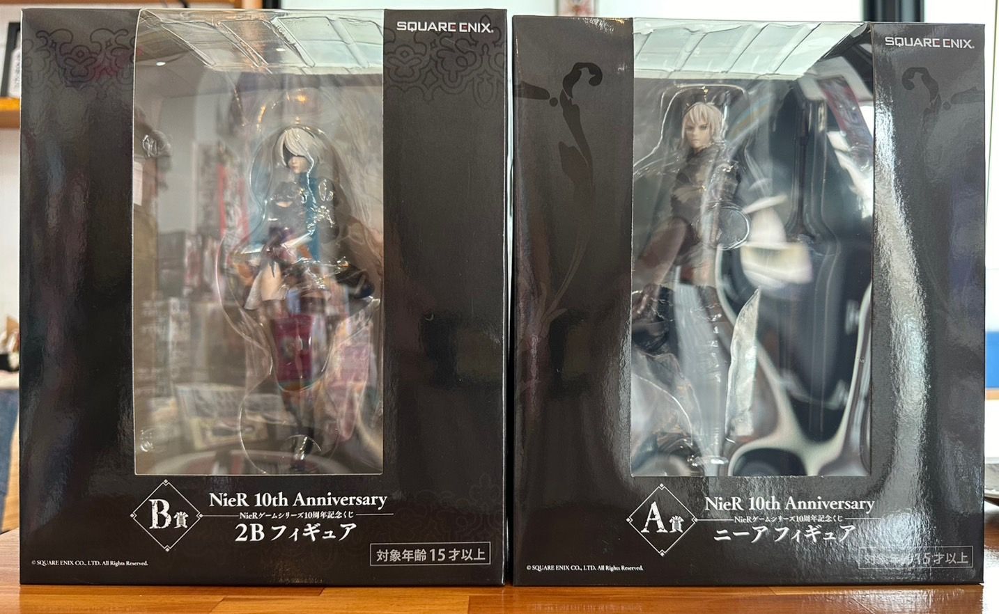 一番くじ NieR 10th Anniversary A賞 ニーア & B賞 2B フィギュア 2点 