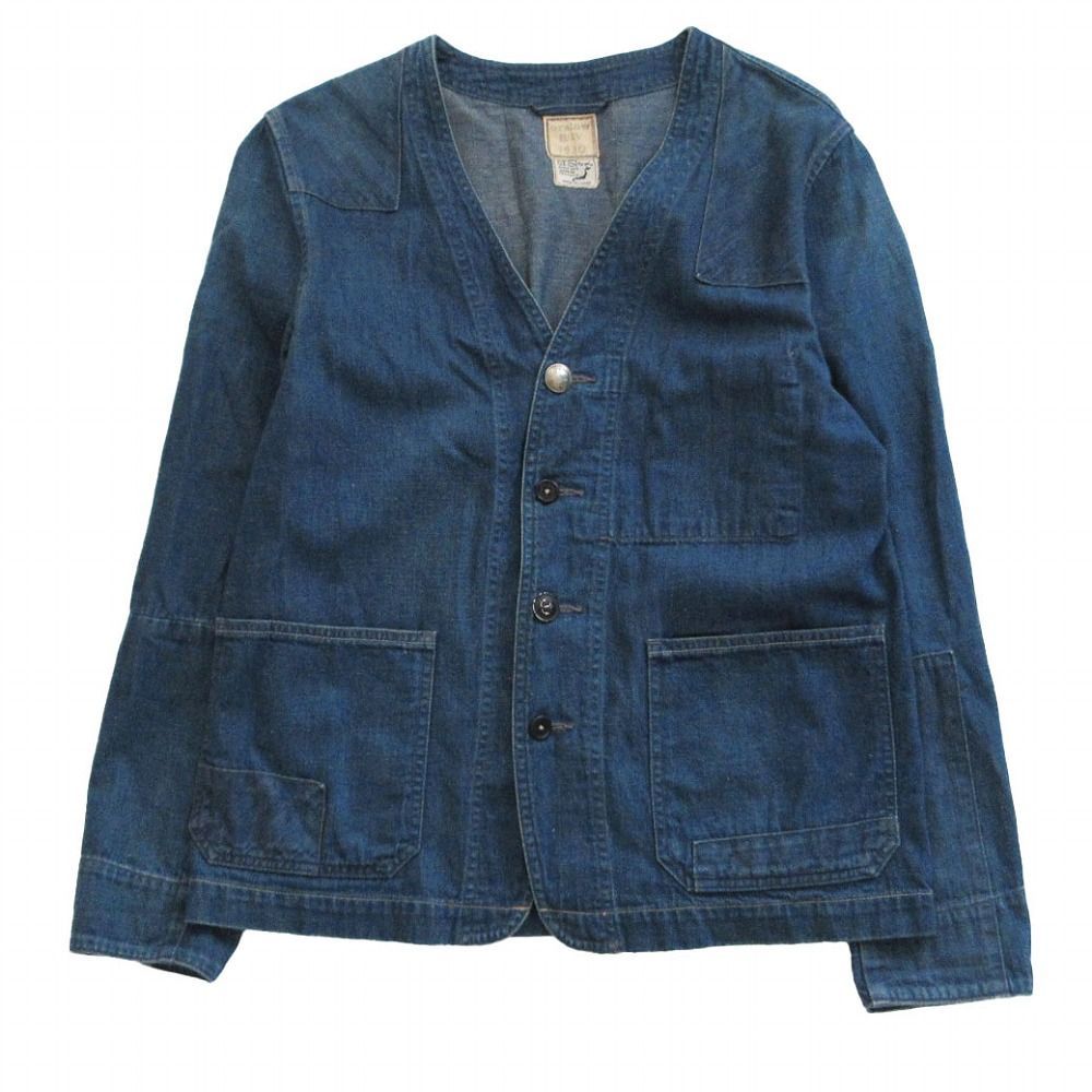 オアスロウ ノーカラージャケット サイズ1 orSlow（オアスロウ）の