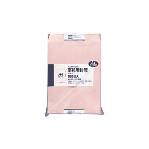 まとめ クラフト封筒カラー 100枚パック 角2 PK-121P ピンク 100枚入 ×2セット