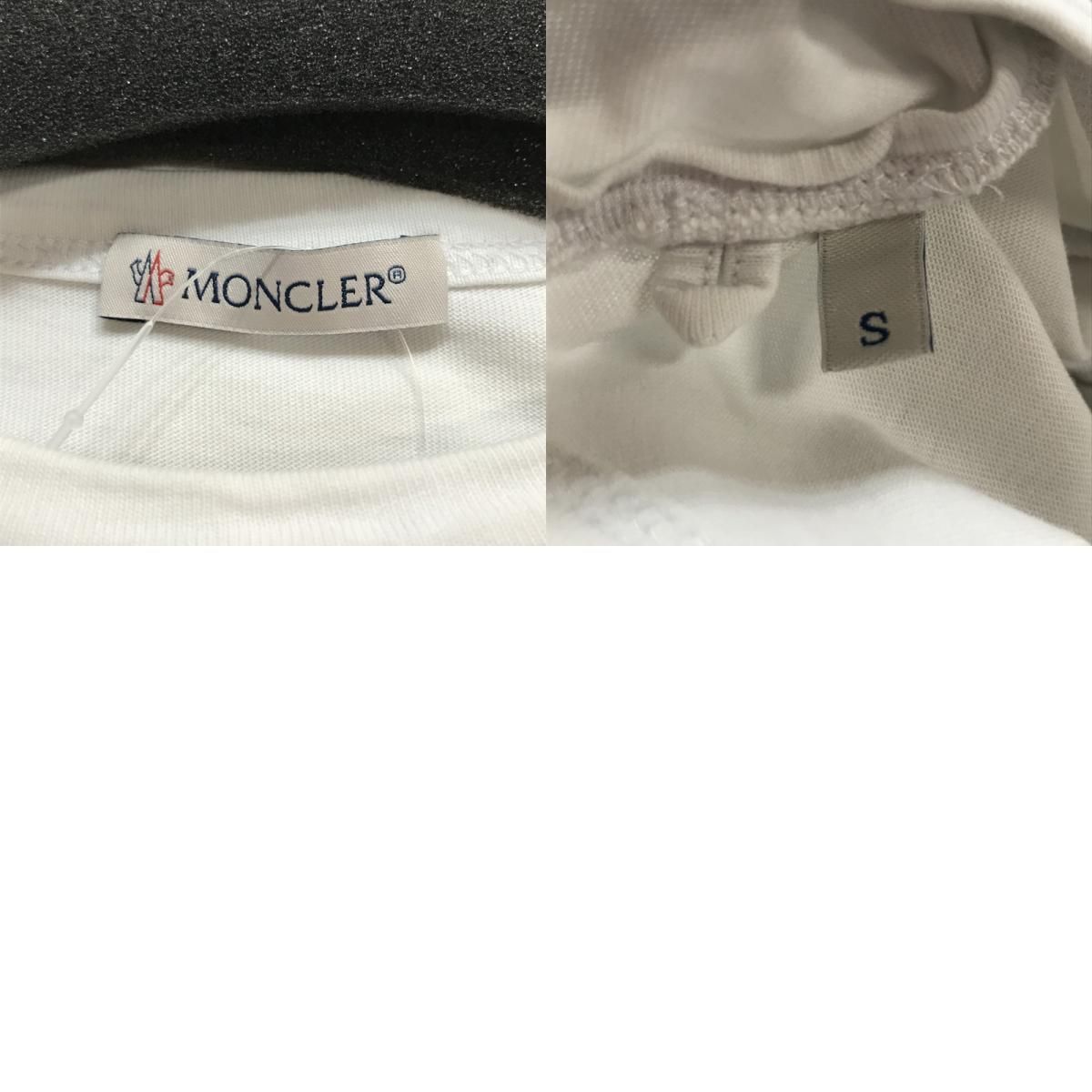 MONCLER モンクレール/MAGLIA トレーナー/C-SCOM-21-920/S/レディースインナー/ABランク/82【中古】 MONCLER (モンクレール) フロントBIGマーク クルーネック