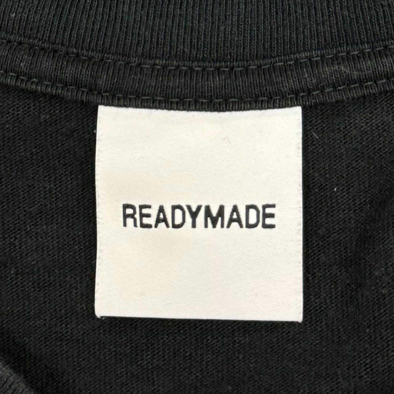 READYMADE 23SS S/S T-SHIRT SMILE / BLK ロゴプリント Tシャツ レディメイド RE-CO-BK-00-00-244 ブラック XL  71404A3