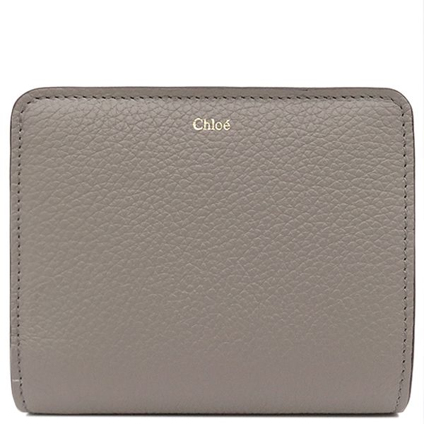 クロエ Chloe 二つ折り財布 アルファベット コンパクトウォレット レザー CASHMERE GREY ゴールド金具 新品 未使用  CHC22WP765F57053 【箱】【中古】 - メルカリ