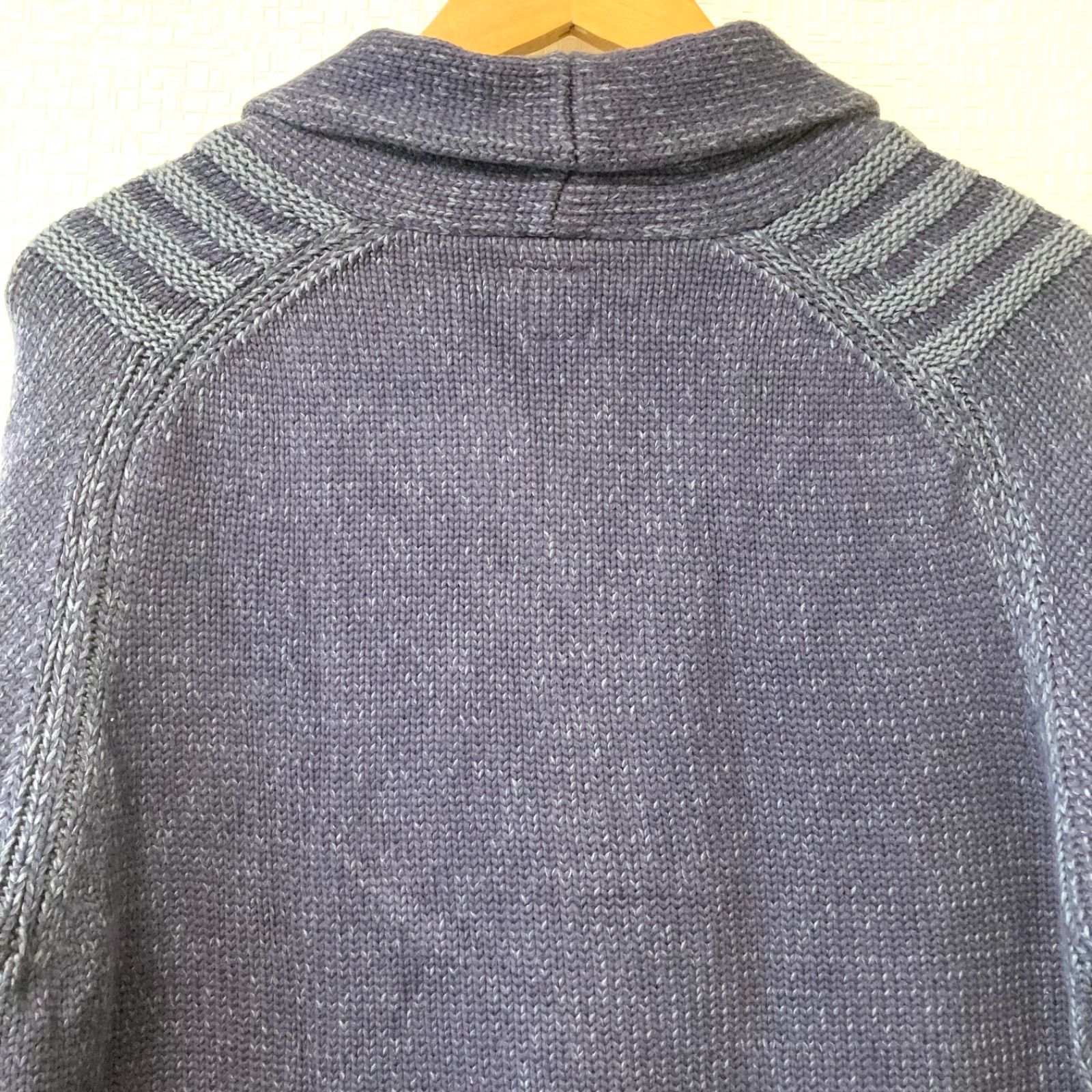 w^)b GAP ギャップ ショールカラー ニット カーディガン 羽織り フル 