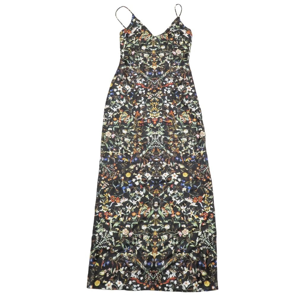 美品BURBERRY LONDONワンピース 美品 BURBERRY バーバリーロンドン シルク100 花柄 ワンピース