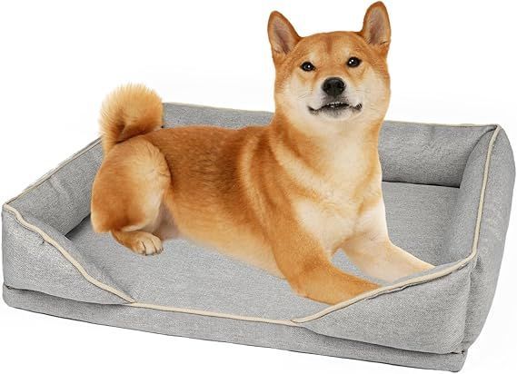 【在庫処分】Alien Pet 犬 ベッド ペットクッション 清掃しやすい ペットソファー 犬用 洗える さらさら 通気性 蒸れにくい 高反発 取り外せるカバー 滑り止め オールシーズン 多頭飼い 猫（S