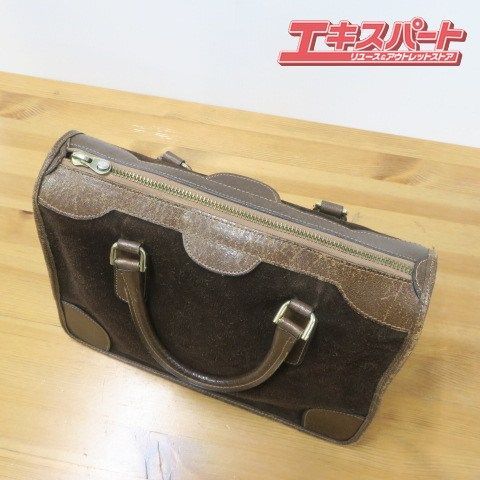 GUCCI グッチ Old GUCCI オールドグッチ スエード ボストンバッグ ミニ  