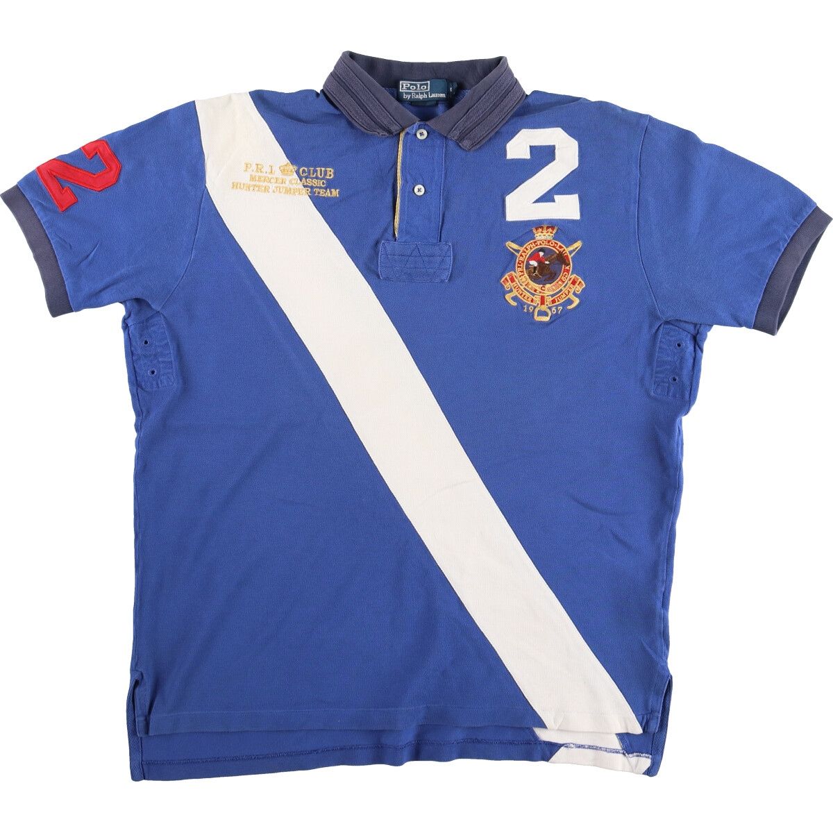 古着 ラルフローレン Ralph Lauren POLO by Ralph Lauren ビッグポニー 半袖 ポロシャツ メンズL/eaa435948