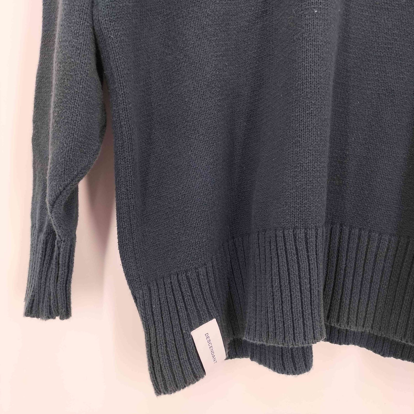 ディセンダント DESCENDANT JEU COTTON KNIT メンズ JPN：1