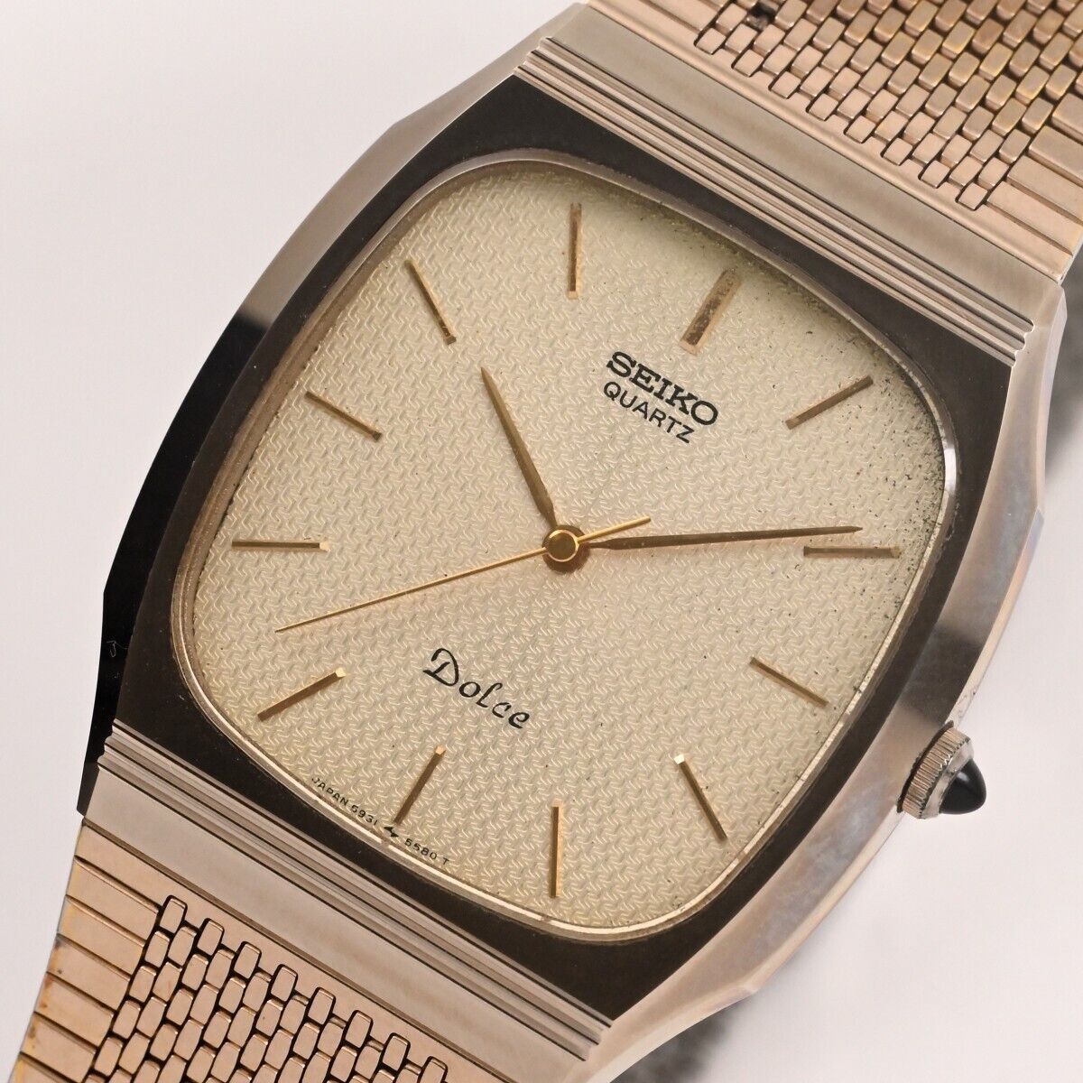 SEIKO】セイコー DOLCEドルチェ QUARTZ Ref.5931-5450 30mm Square