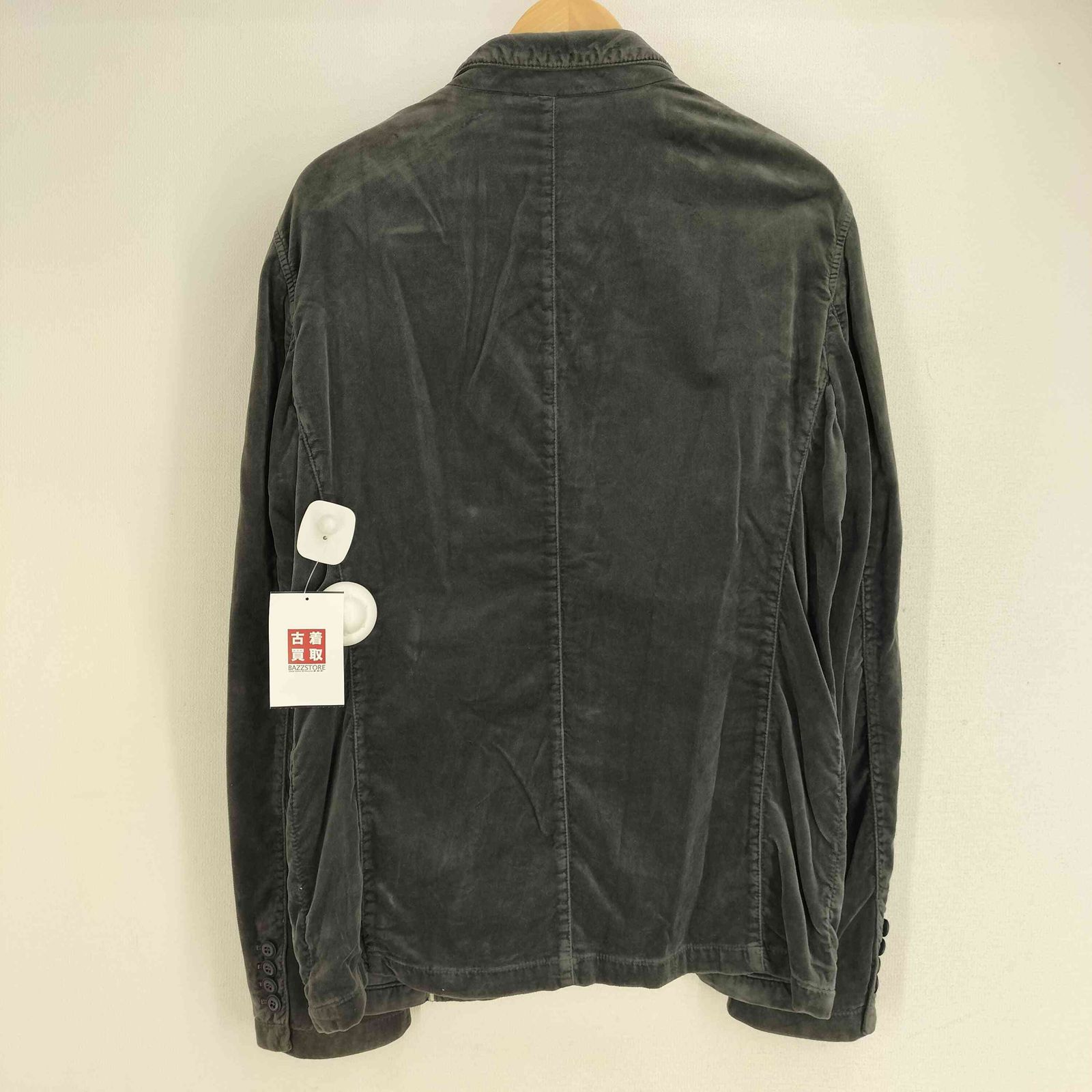 アルマーニコレツィオーニ ARMANI COLLEZIONI ベロア 2B テーラードジャケット メンズ EUR 50