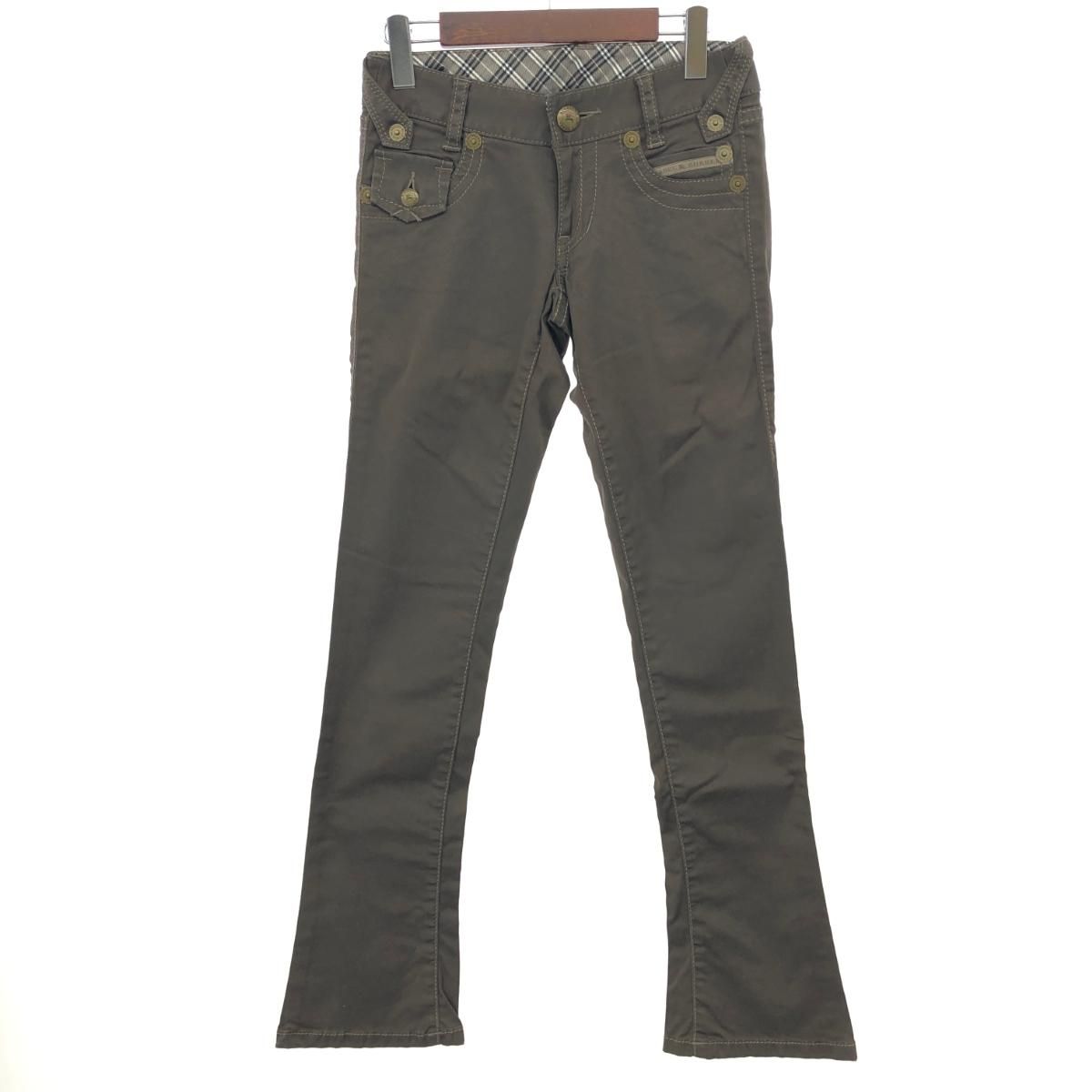 ♥品 BURBERRY BLUE LABEL バーバリーブルーレーベル フ パンツ パンツ サイズ 36 カーキ レディース 240001146002