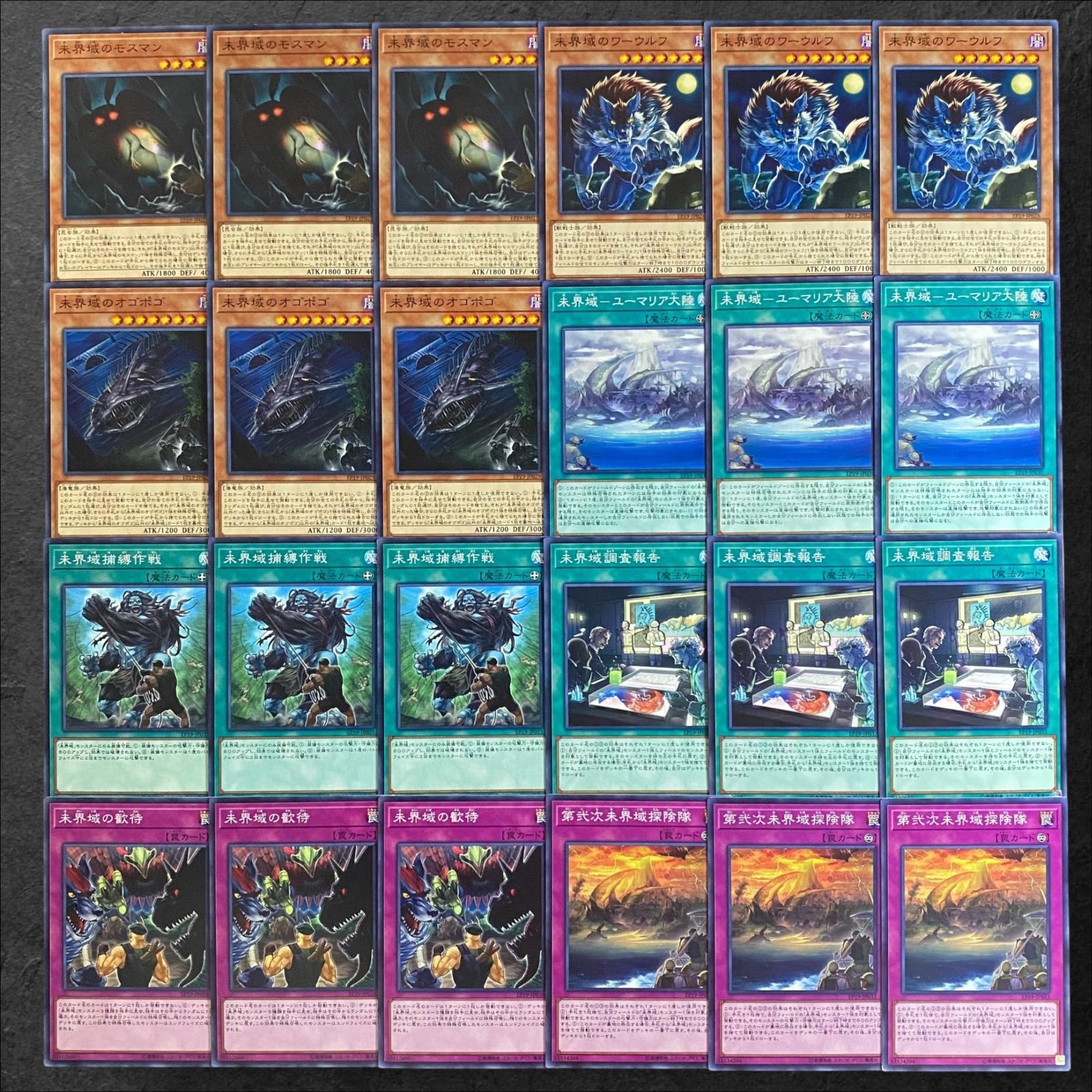 遊戯王 粛清 デッキパーツ 9248【遊戯王】未界域〈デッキパーツ〉24枚セット - メルカリ