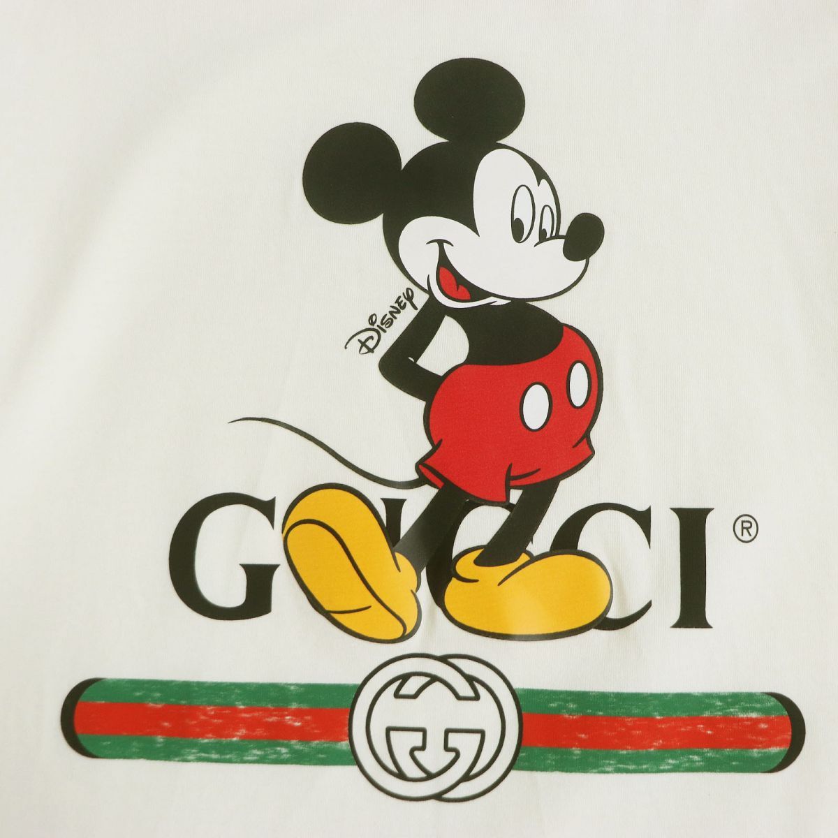 極美品□GUCCI×ディズニー 565806 ミッキーマウス ヴィンテージロゴ